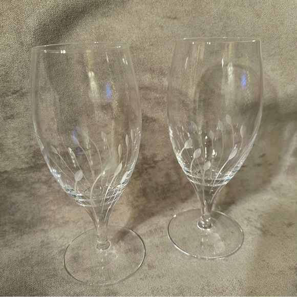 Pilsner Two Cristal D’Arques Nova 16 oz Crystal Iced Tea Beverage Glass 8” Tall - Picture 2 of 12